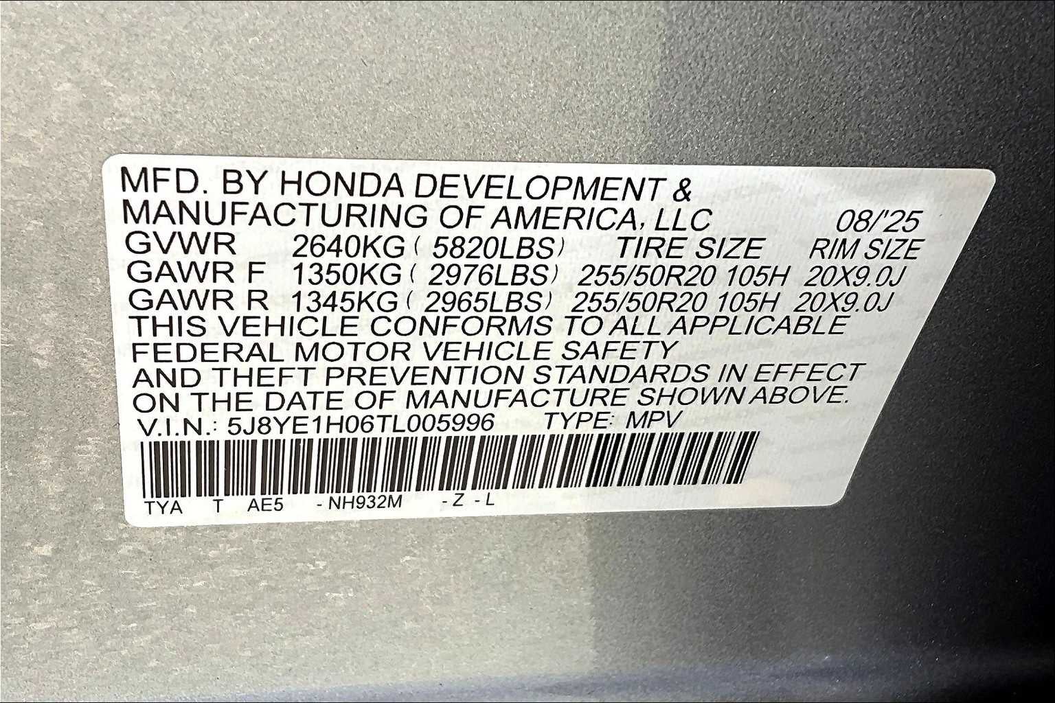 2026 Acura MDX w/A-Spec Package