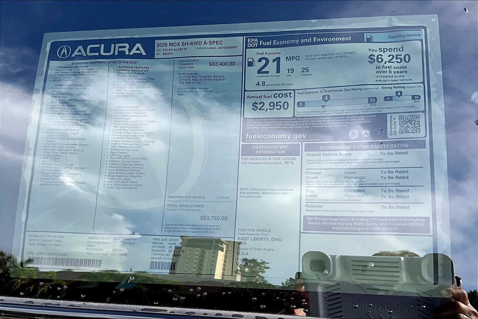 2026 Acura MDX w/A-Spec Package