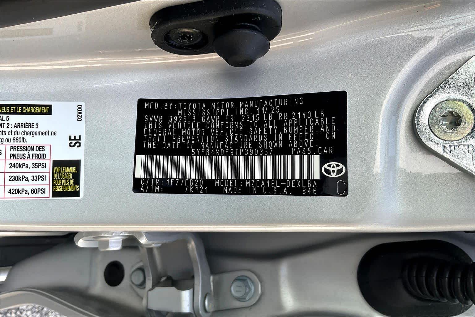 2026 Toyota Corolla LE