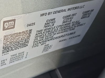 2025 Chevrolet Tahoe LT