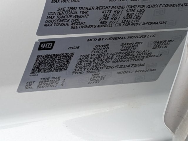 2025 GMC Sierra 1500 SLT