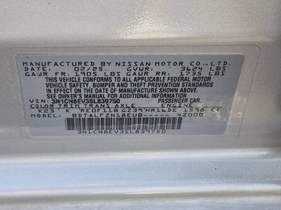 2025 Nissan Versa 1.6 SV