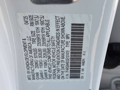 2025 Honda CR-V Hybrid Sport Touring