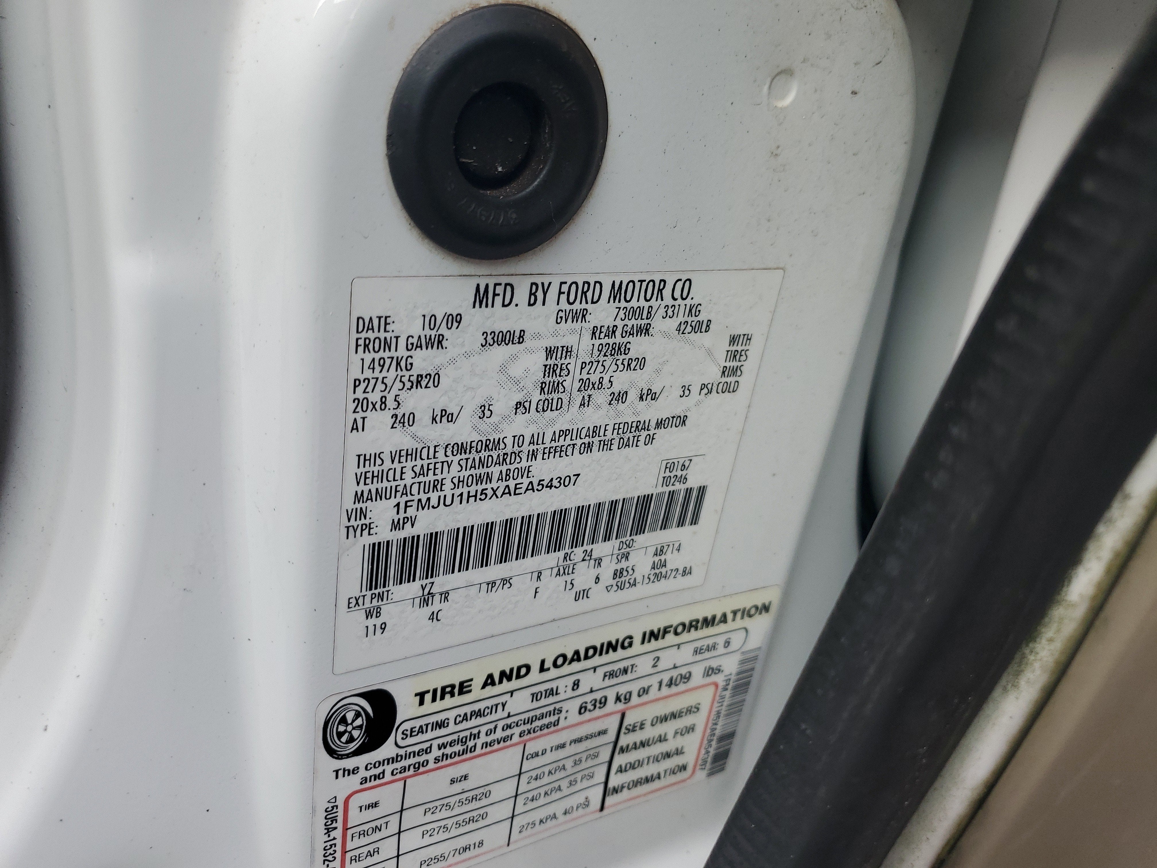 2010 Ford Expedition Eddie Bauer