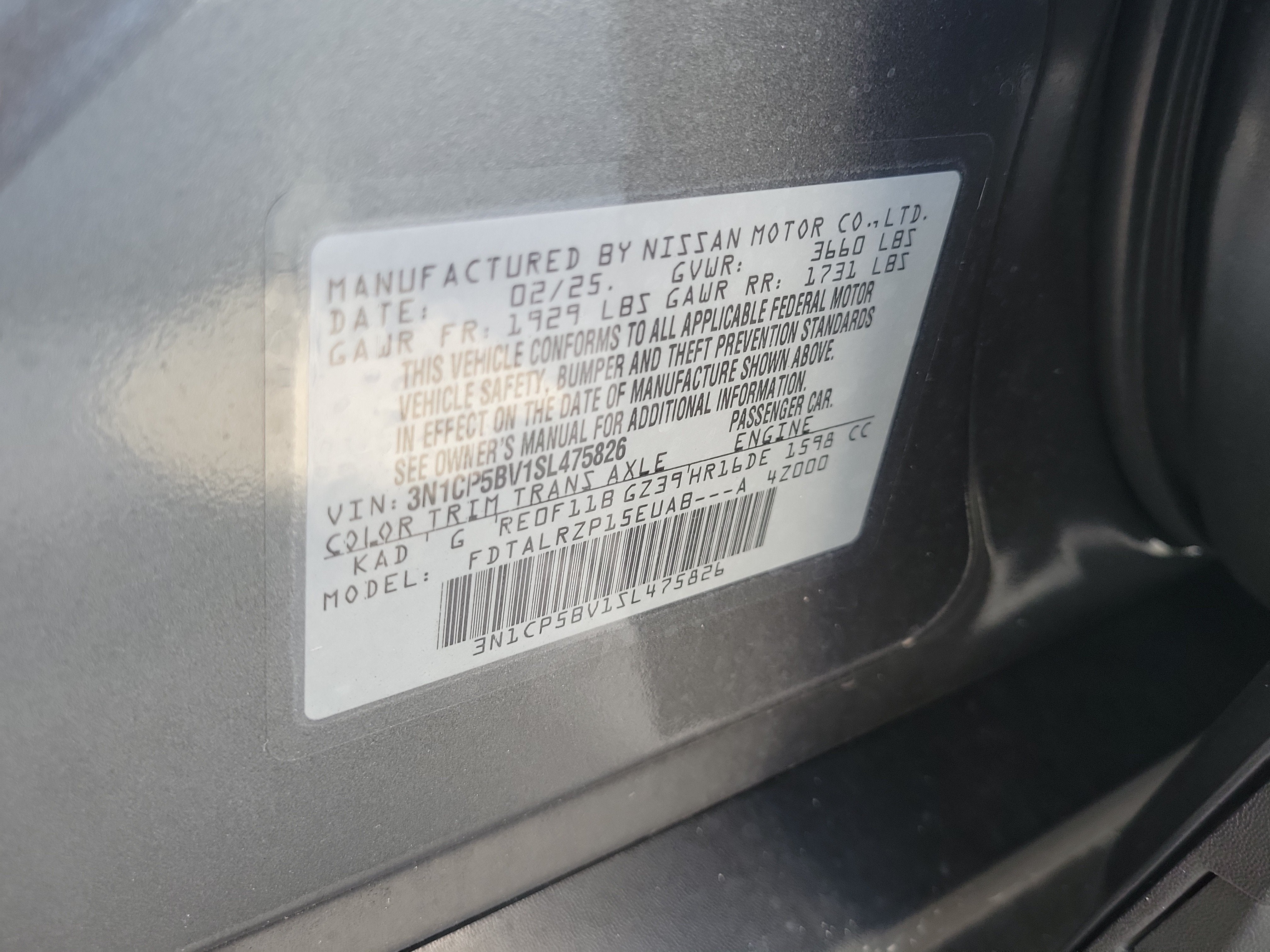 2025 Nissan Kicks Play S