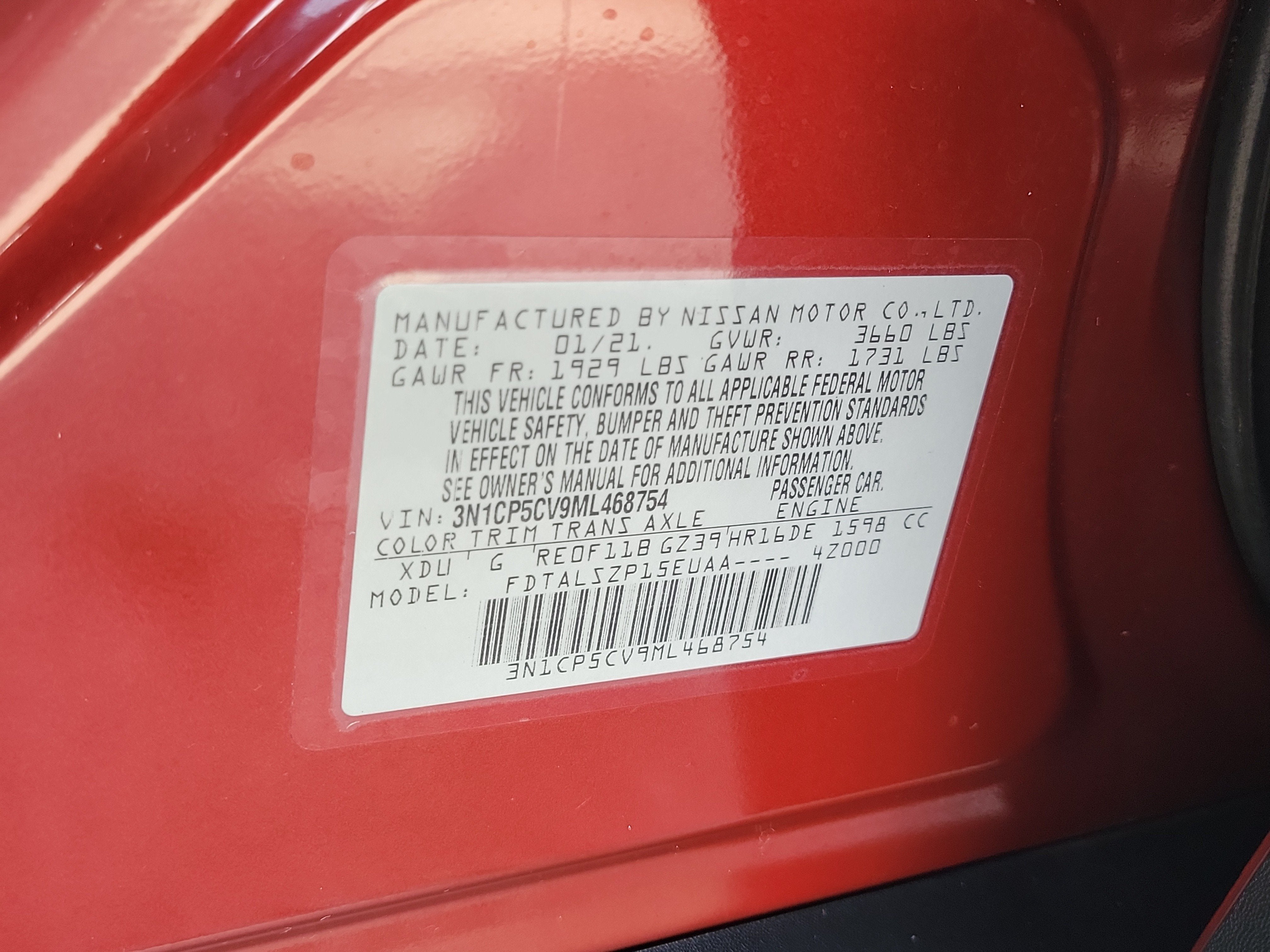 2021 Nissan Kicks SV