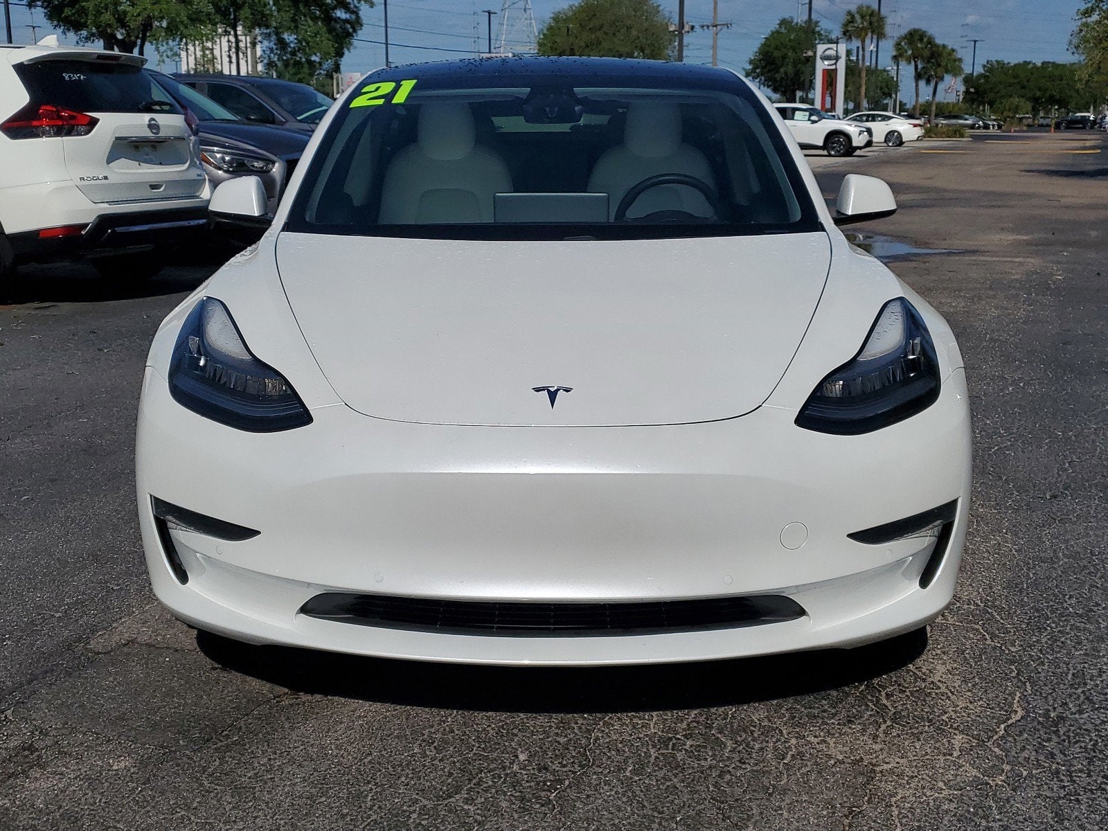 Used 2021 Tesla Model 3  with VIN 5YJ3E1EA6MF851801 for sale in Morrow, GA