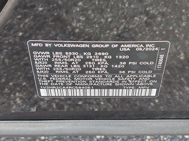 2024 Volkswagen Atlas 2.0T SE w/Technology