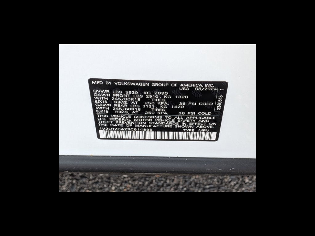 2024 Volkswagen Atlas 2.0T SE