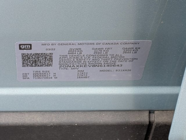 2022 Chevrolet Equinox LT