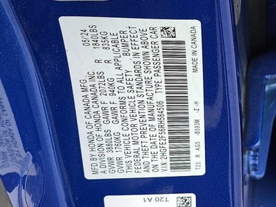 2024 Honda Civic Sedan Sport