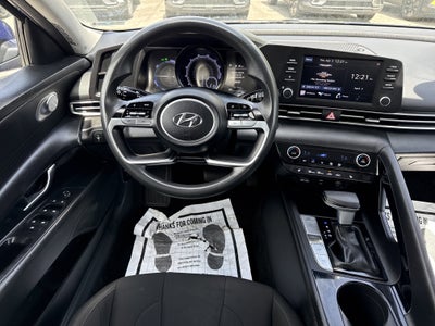 2023 Hyundai Elantra Hybrid Blue