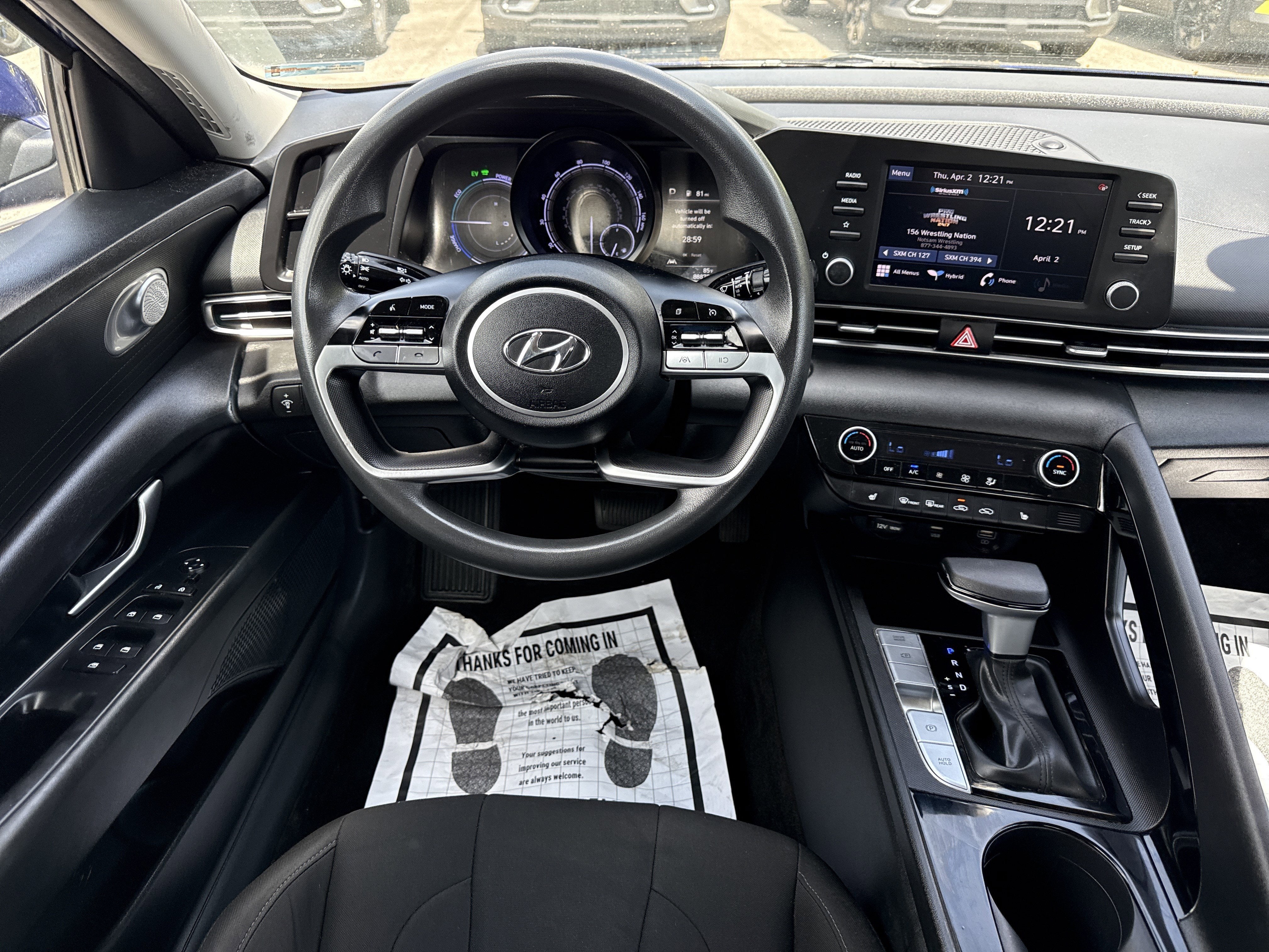 2023 Hyundai Elantra Hybrid Blue