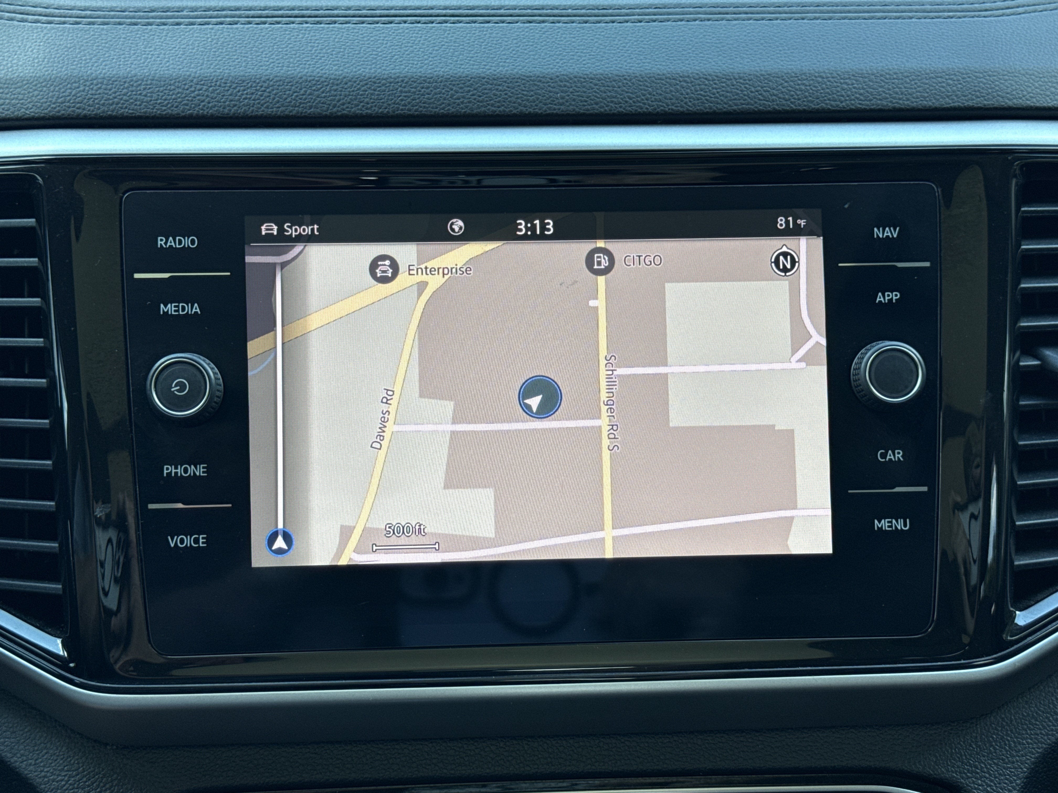 2023 Volkswagen Atlas 3.6L V6 SEL R-Line Black
